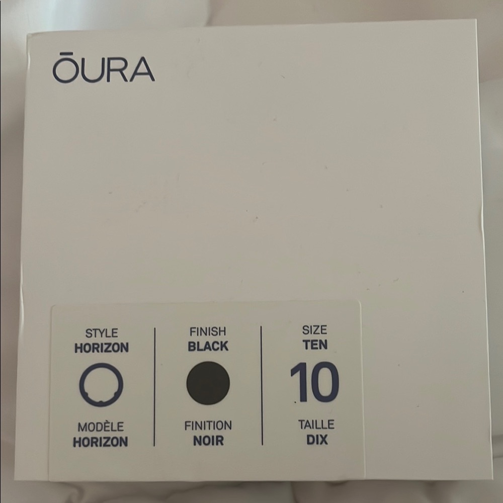 Oura Horizon Black Ring, 3rd generation